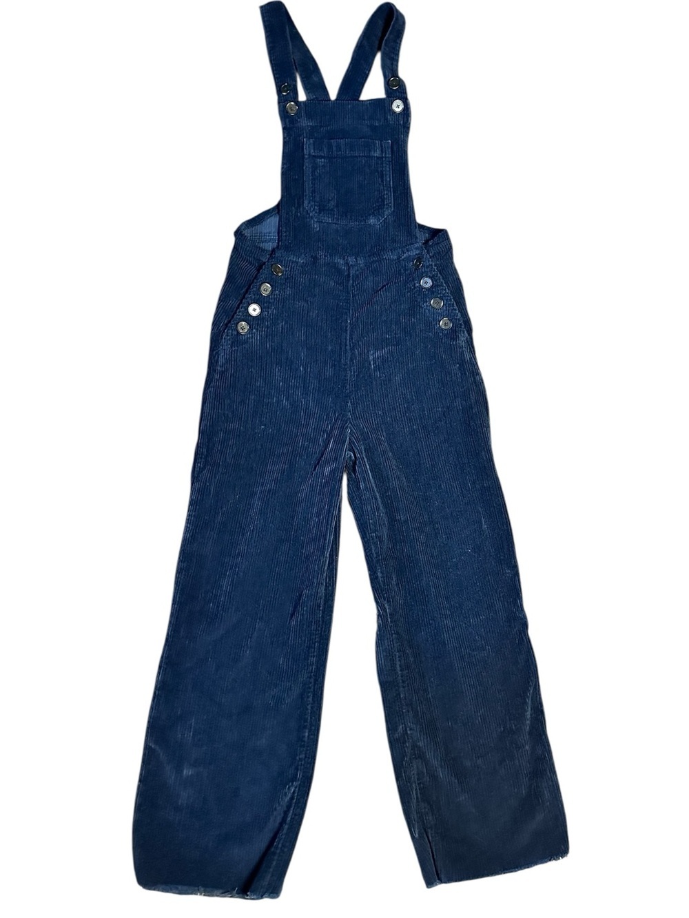 Reformation Navy Blue Rodeo Corduroy Overalls 4